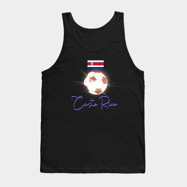 Costa Rica Soccer Lover Tank Top by SoLunAgua